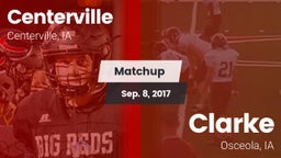 Matchup: Centerville High vs. Clarke  2017