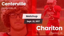 Matchup: Centerville High vs. Chariton  2017