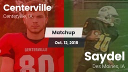 Matchup: Centerville High vs. Saydel  2018