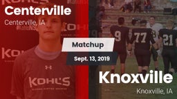 Matchup: Centerville High vs. Knoxville  2019