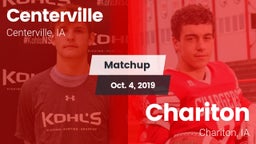 Matchup: Centerville High vs. Chariton  2019