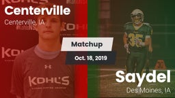 Matchup: Centerville High vs. Saydel  2019