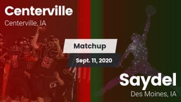 Matchup: Centerville High vs. Saydel  2020