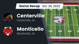Recap: Centerville  vs. Monticello  2022
