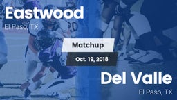 Matchup: Eastwood  vs. Del Valle  2018