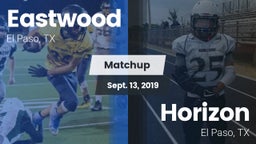 Matchup: Eastwood  vs. Horizon  2019