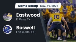 Recap: Eastwood  vs. Boswell   2021