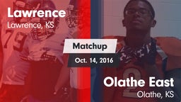 Matchup: Lawrence High vs. Olathe East  2016
