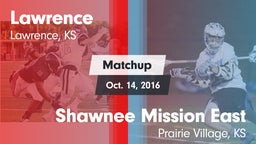 Matchup: Lawrence High vs. Shawnee Mission East  2016