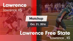 Matchup: Lawrence High vs. Lawrence Free State  2016