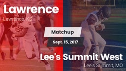 Matchup: Lawrence High vs. Lee's Summit West  2017