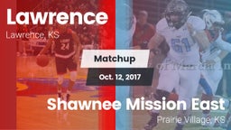Matchup: Lawrence High vs. Shawnee Mission East  2017
