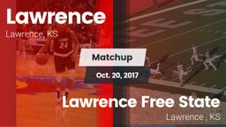 Matchup: Lawrence High vs. Lawrence Free State  2017