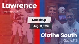 Matchup: Lawrence High vs. Olathe South  2018