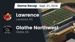 Recap: Lawrence  vs. Olathe Northwest  2018