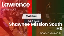 Matchup: Lawrence High vs. Shawnee Mission South HS 2018