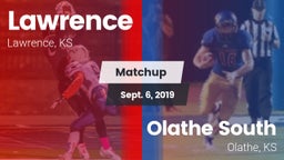 Matchup: Lawrence High vs. Olathe South  2019