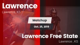 Matchup: Lawrence High vs. Lawrence Free State  2019
