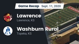 Recap: Lawrence  vs. Washburn Rural  2020