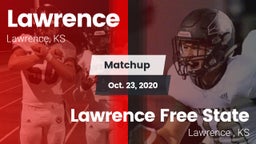 Matchup: Lawrence High vs. Lawrence Free State  2020
