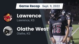 Recap: Lawrence  vs. Olathe West   2022
