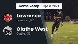 Recap: Lawrence  vs. Olathe West   2023