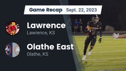 Recap: Lawrence  vs. Olathe East  2023