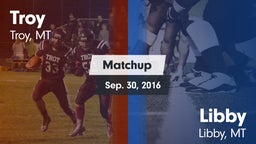 Matchup: Troy  vs. Libby  2016