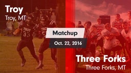 Matchup: Troy  vs. Three Forks  2016