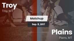 Matchup: Troy  vs. Plains  2017