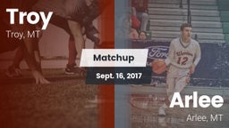 Matchup: Troy  vs. Arlee  2017