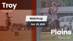 Matchup: Troy  vs. Plains  2019