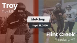 Matchup: Troy  vs. Flint Creek  2020