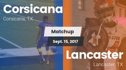 Matchup: Corsicana High vs. Lancaster  2017