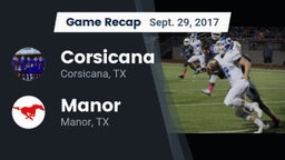 Recap: Corsicana  vs. Manor  2017