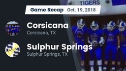 Recap: Corsicana  vs. Sulphur Springs  2018