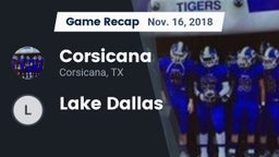 Recap: Corsicana  vs. Lake Dallas 2018