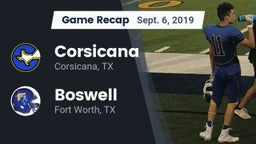 Recap: Corsicana  vs. Boswell   2019