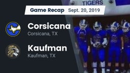Recap: Corsicana  vs. Kaufman  2019