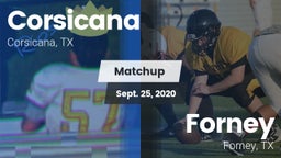 Matchup: Corsicana High vs. Forney  2020