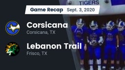Recap: Corsicana  vs. Lebanon Trail  2020