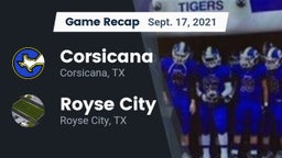 Recap: Corsicana  vs. Royse City  2021