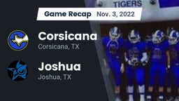 Recap: Corsicana  vs. Joshua  2022
