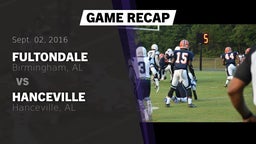 Recap: Fultondale  vs. Hanceville  2016