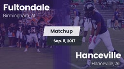 Matchup: Fultondale High vs. Hanceville  2017
