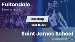 Matchup: Fultondale High vs. Saint James School 2017