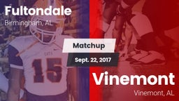 Matchup: Fultondale High vs. Vinemont  2017