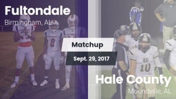 Matchup: Fultondale High vs. Hale County  2017