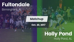 Matchup: Fultondale High vs. Holly Pond  2017