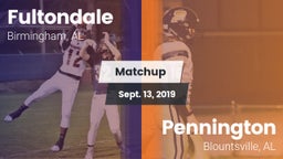 Matchup: Fultondale High vs. Pennington  2019